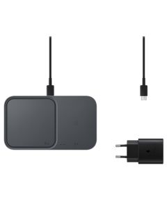 Samsung bežični punjač duo 15W crni + kućni punjač